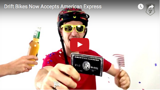We now accept American Express in store