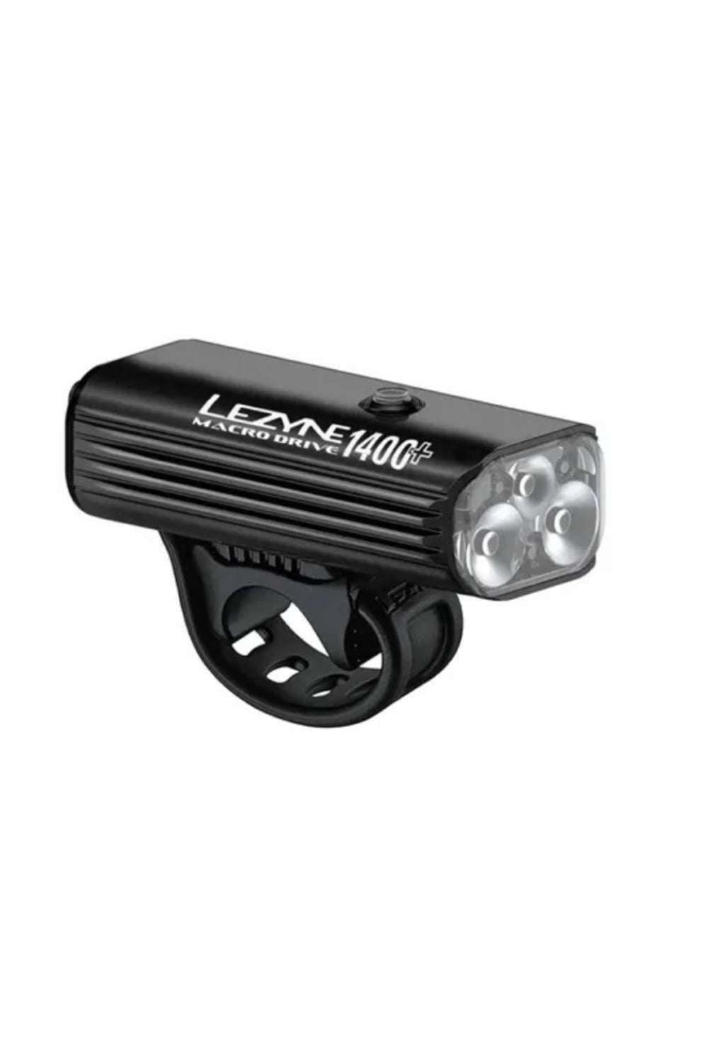 LEZYNE MACRO DRIVE 1400+ FRONT 1400 LUMEN USB-C RECHARGEABLE, RUBBER STRAP