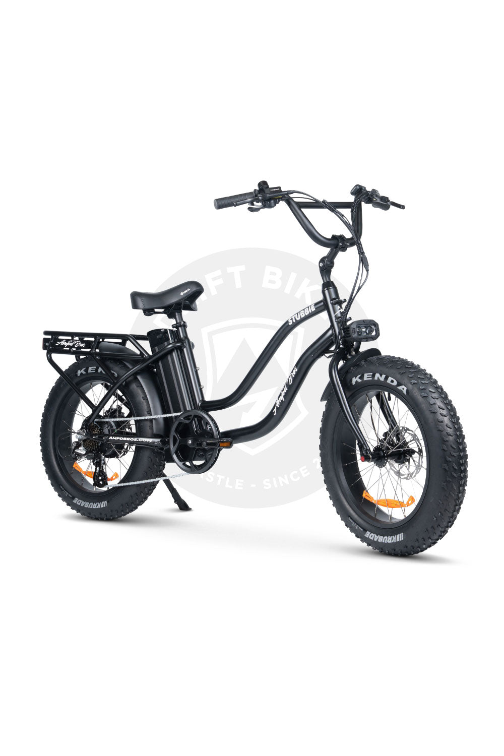 AMPD Bros Stubbie-S Original S3 Fat Tyre Electric Cruiser Bike