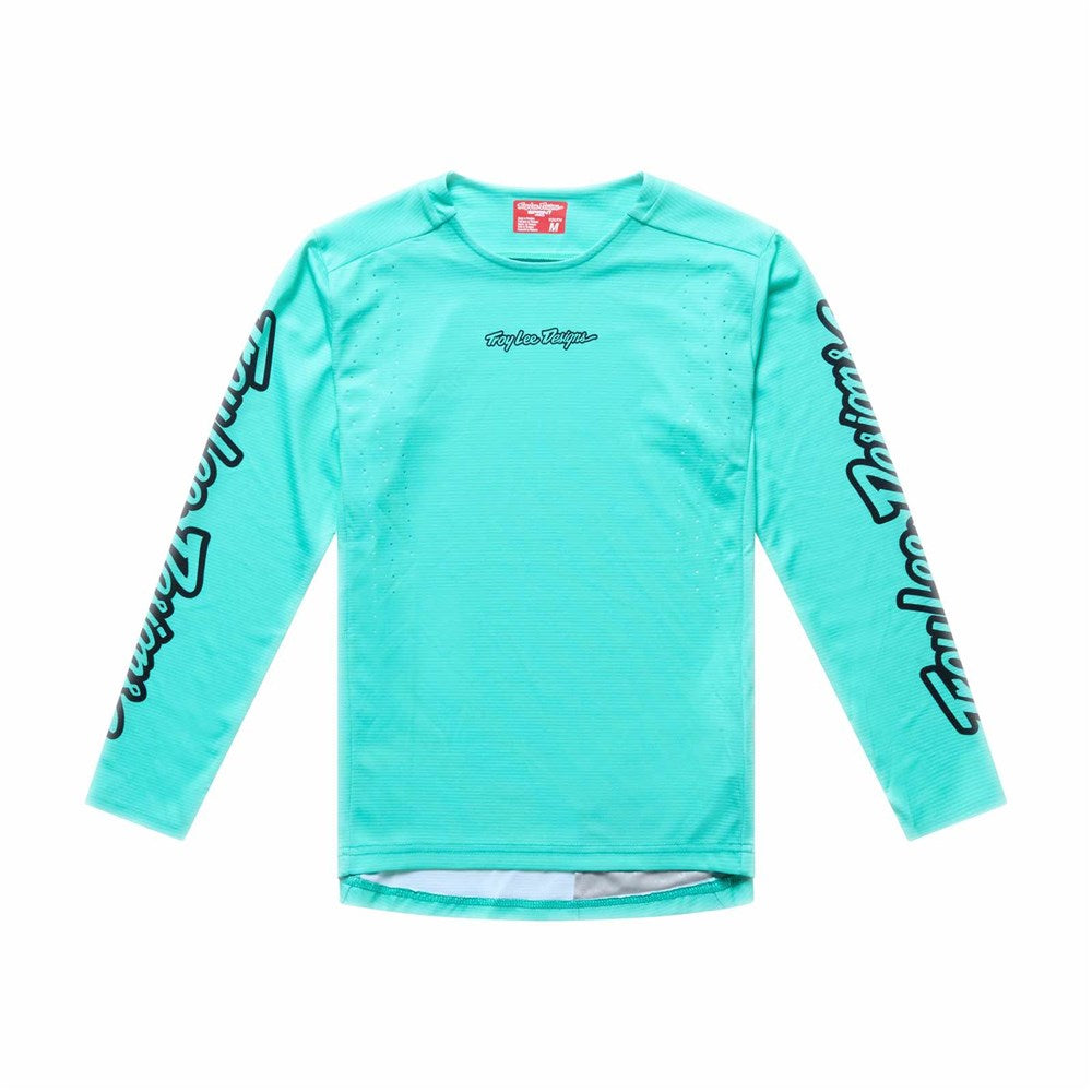 Troy Lee Designs 26.1 Youth Sprint Pro Jersey Mono Real Teal Y-Xlg