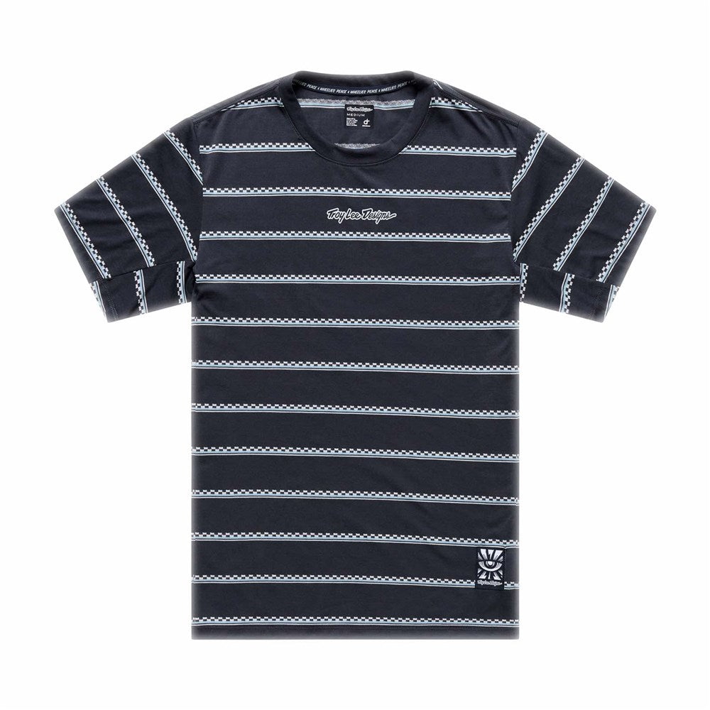 Troy Lee Designs 26.1 Skyline Ride Ss Tee Checked Out Carbon 2Xl