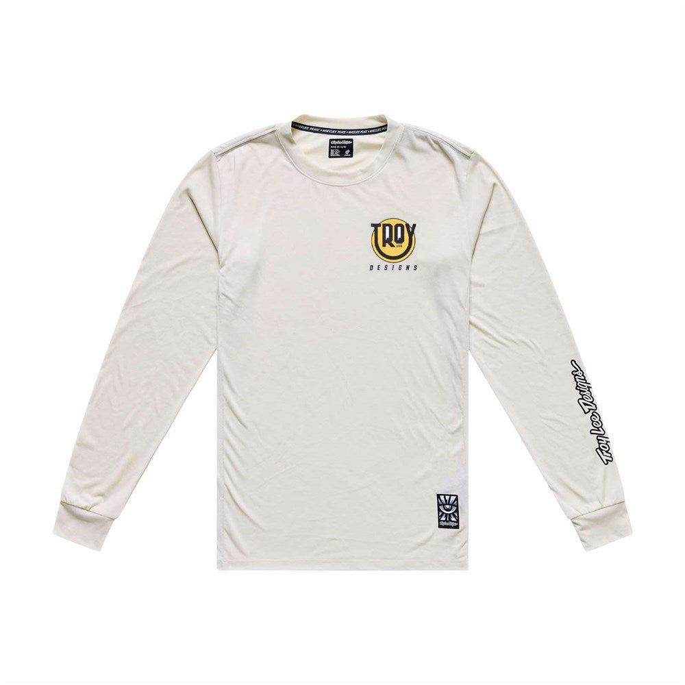 Troy Lee Designs 26.1 Youth Skyline Ride Ls Tee Happy Pumice Y-Xlg