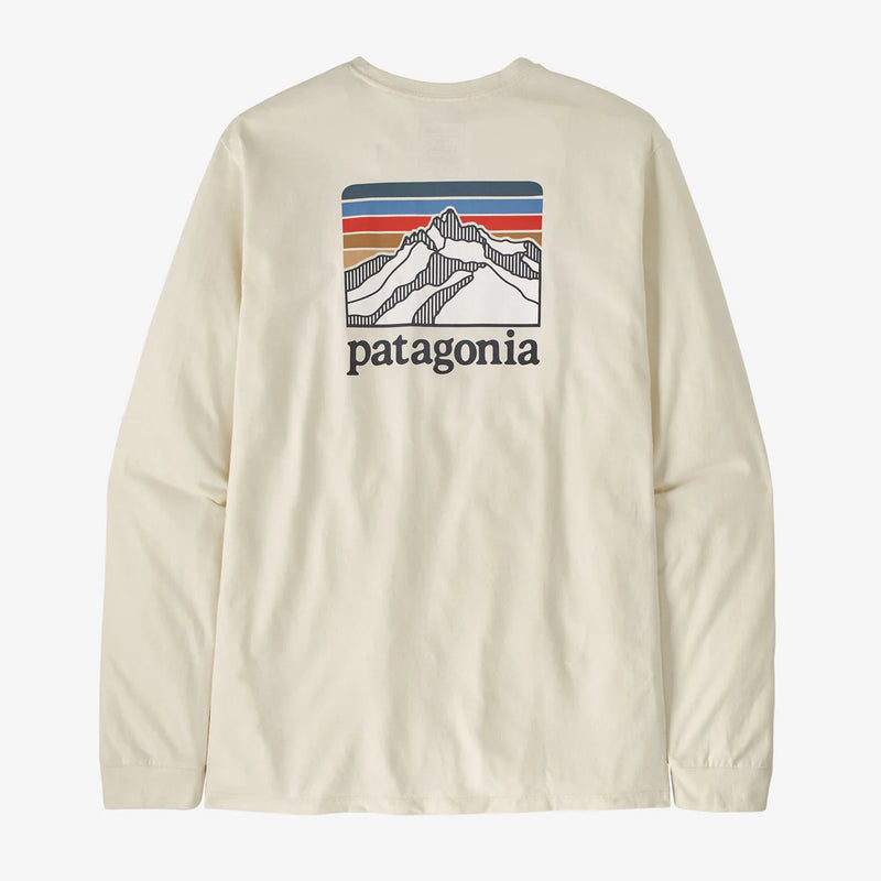 Patagonia Mens Long Sleeve Line Logo Ridge RESPONSIBILI-TEE