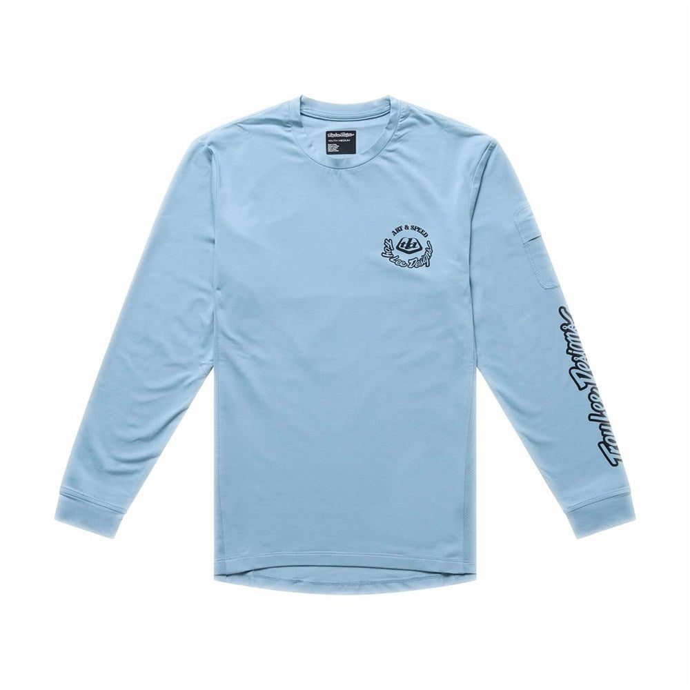 Troy Lee Designs 26.1 Youth Ruckus Ride LS Tee Carbs Dawn