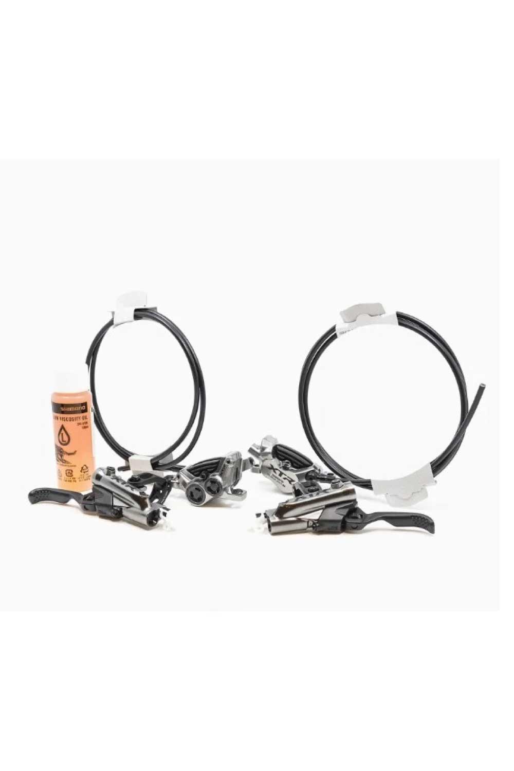 SHIMANO BR-M9220 BRAKE UPGRADE KIT XTR TRAIL BL-M9220 R&L / F&R 4-PISTON w/LOW VISCOSITY OIL