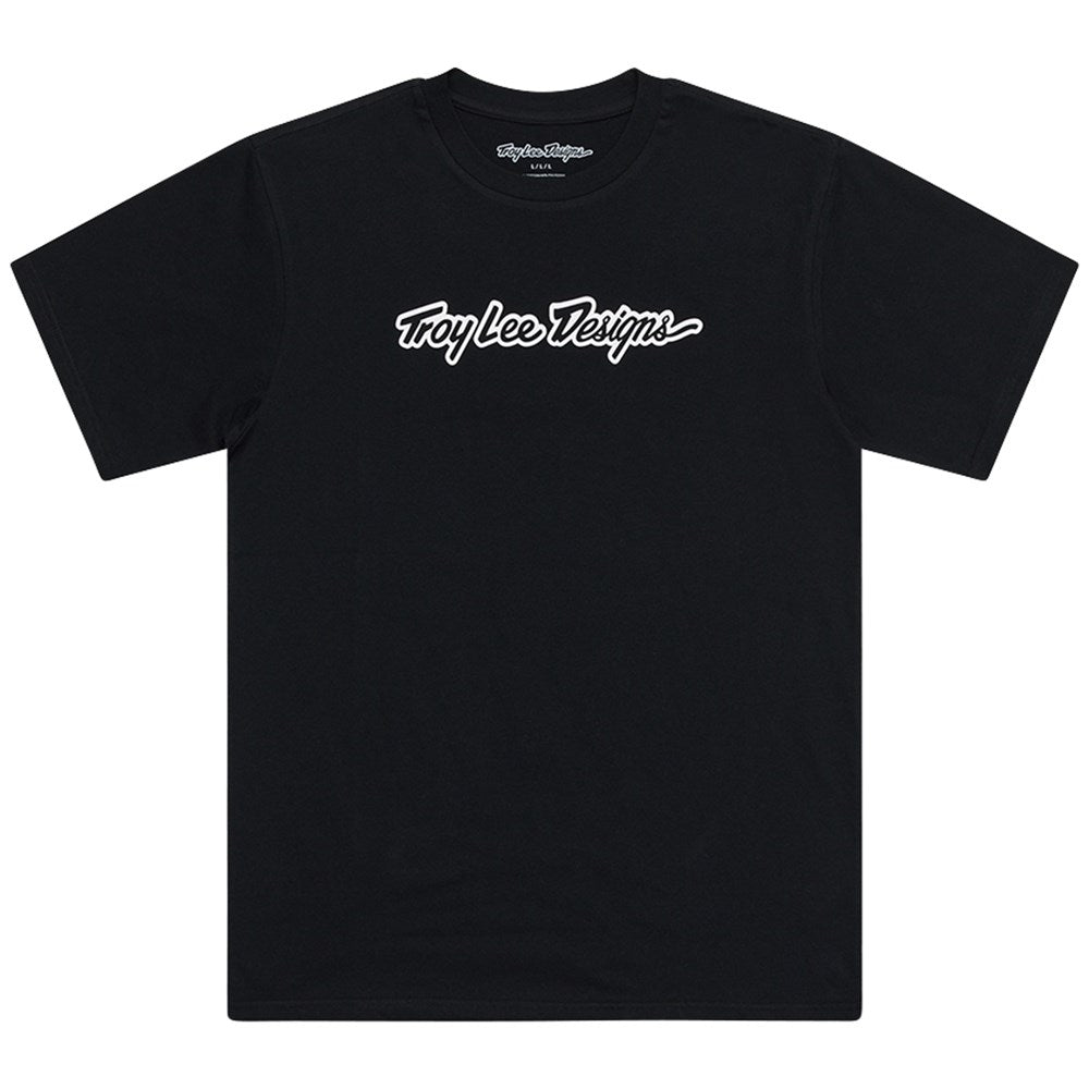 Troy Lee Designs 26.1 Short Sleeve Tee Signature Black 2Xl