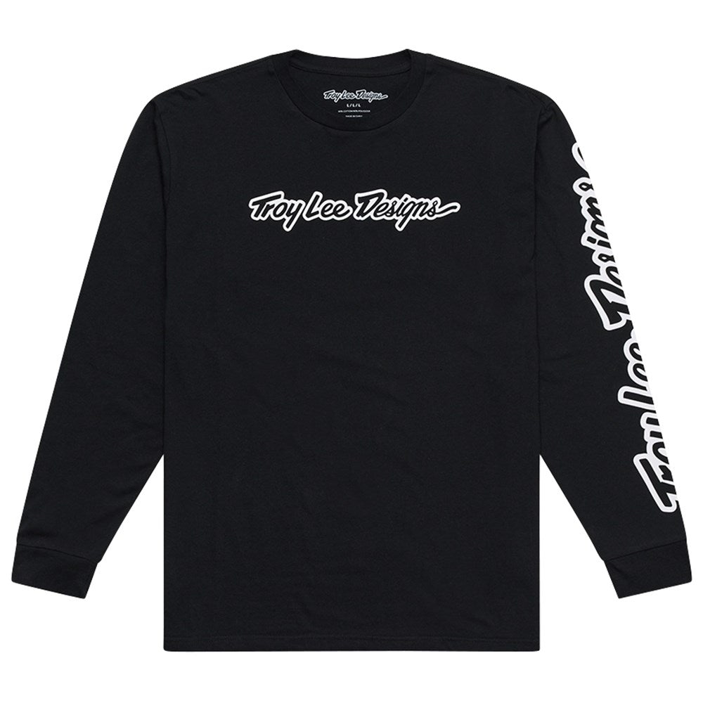 Troy Lee Designs 26.1 Long Sleeve Tee Signature Black 2Xl