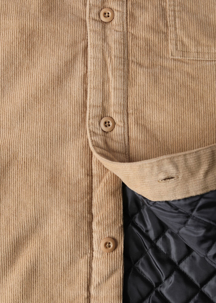 Rivvia Projects Off Track Quilted Long Sleeve Shirt