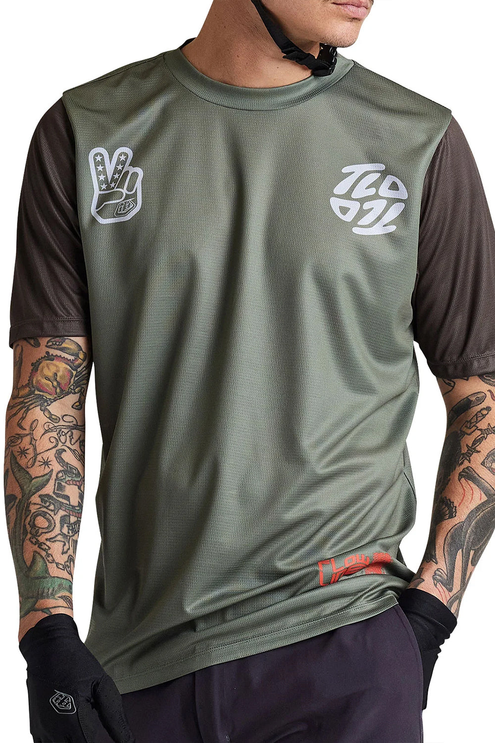 Troy Lee Designs 2024 Flowline Short Sleeve Flipped Jersey
