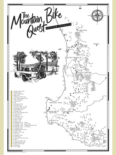 The Quest Map Mtb Scratch Map