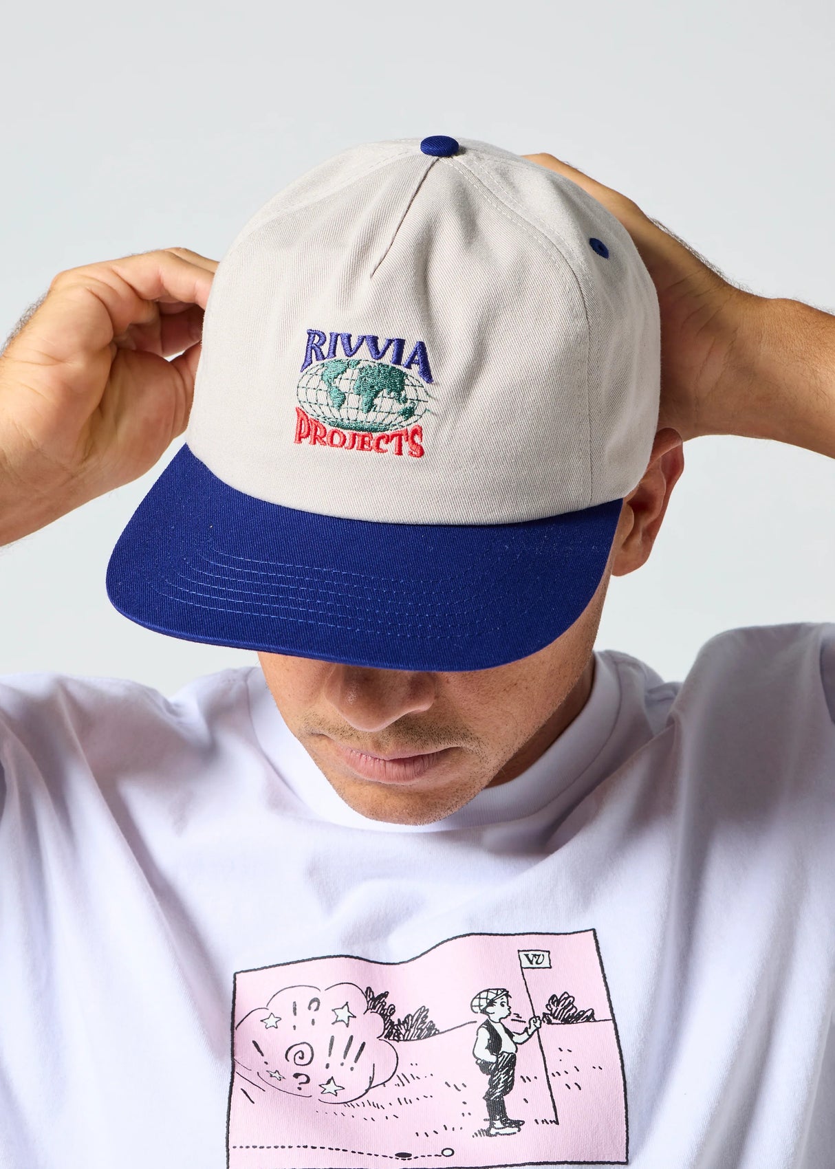 Rivvia Projects World Series Cap Bone/Blue