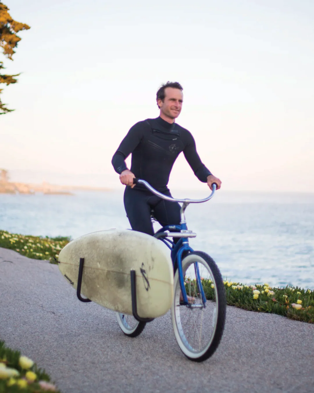 MOVED BY BIKES Longboard Bike Rack (Fits E-Bikes & Regular Bikes)