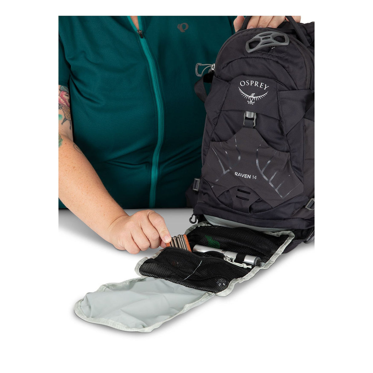 Osprey Raven 14 Pack Extended Fit - Space Travel/Toffee Orange