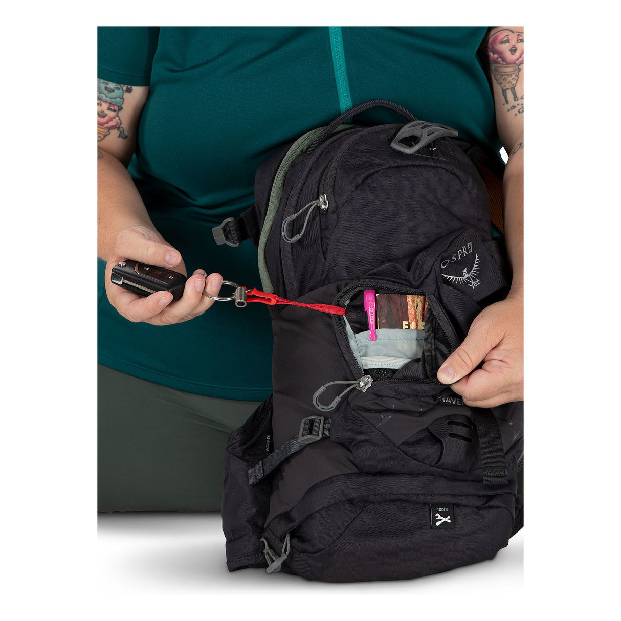 Osprey Raven 14 Pack Extended Fit - Space Travel/Toffee Orange