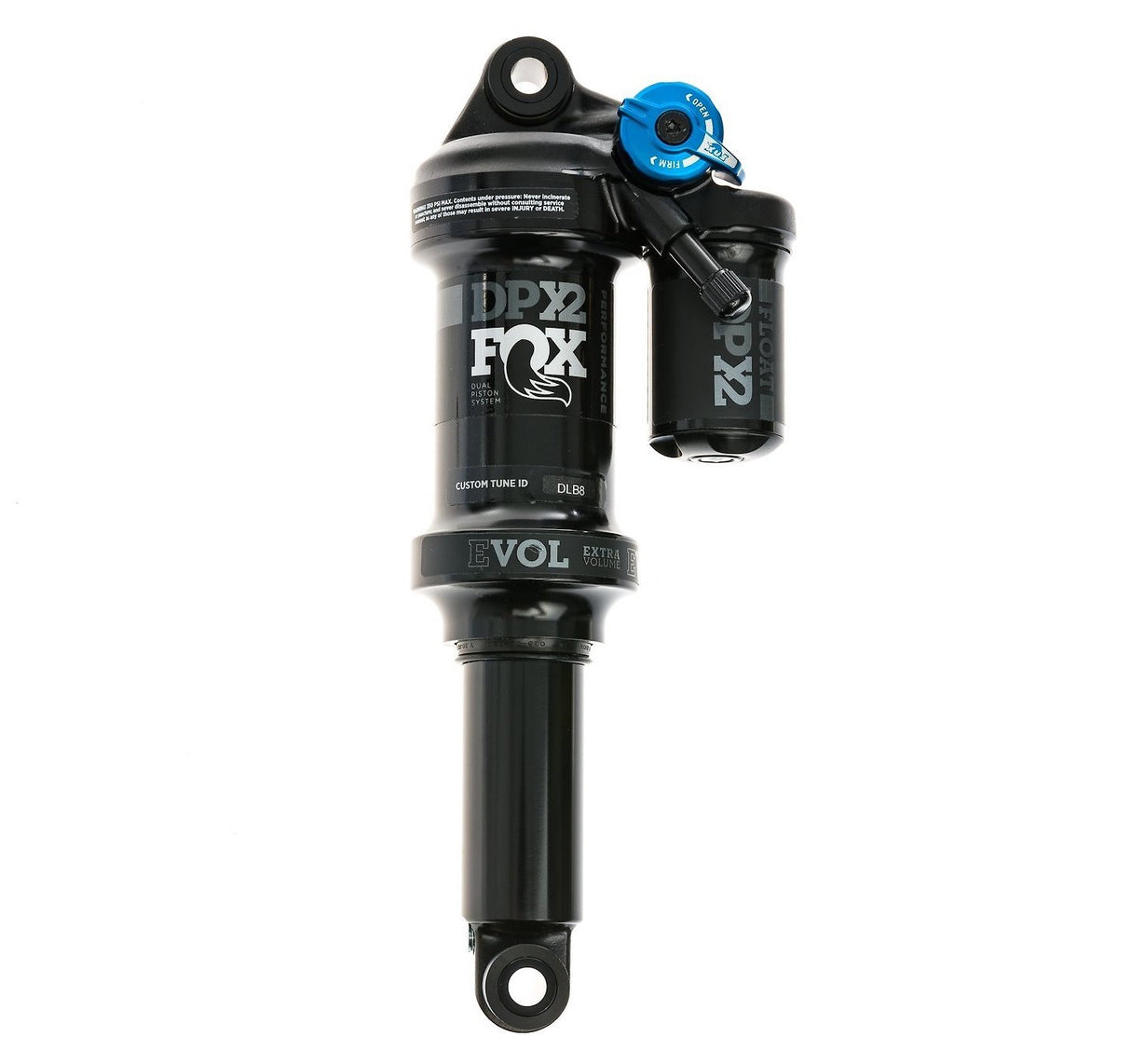 Fox 2019 Float Dpx2 Performance Elite Rear Shock, 7.875x2.25 Evol Air Sleeve, 3-position Adjustment W/ Open Mode Adjustment Code DMGY