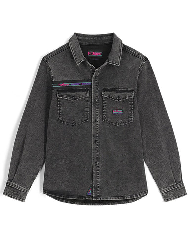Pit Viper Sport Denim Button Down Shirt
