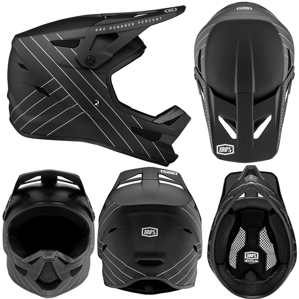 100% 2021 Status Fullface MTB Helmet
