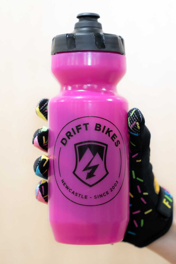 Drift Bikes Corpo Purist 22oz (650ml) Drink Bottle Smoke Pink/Black