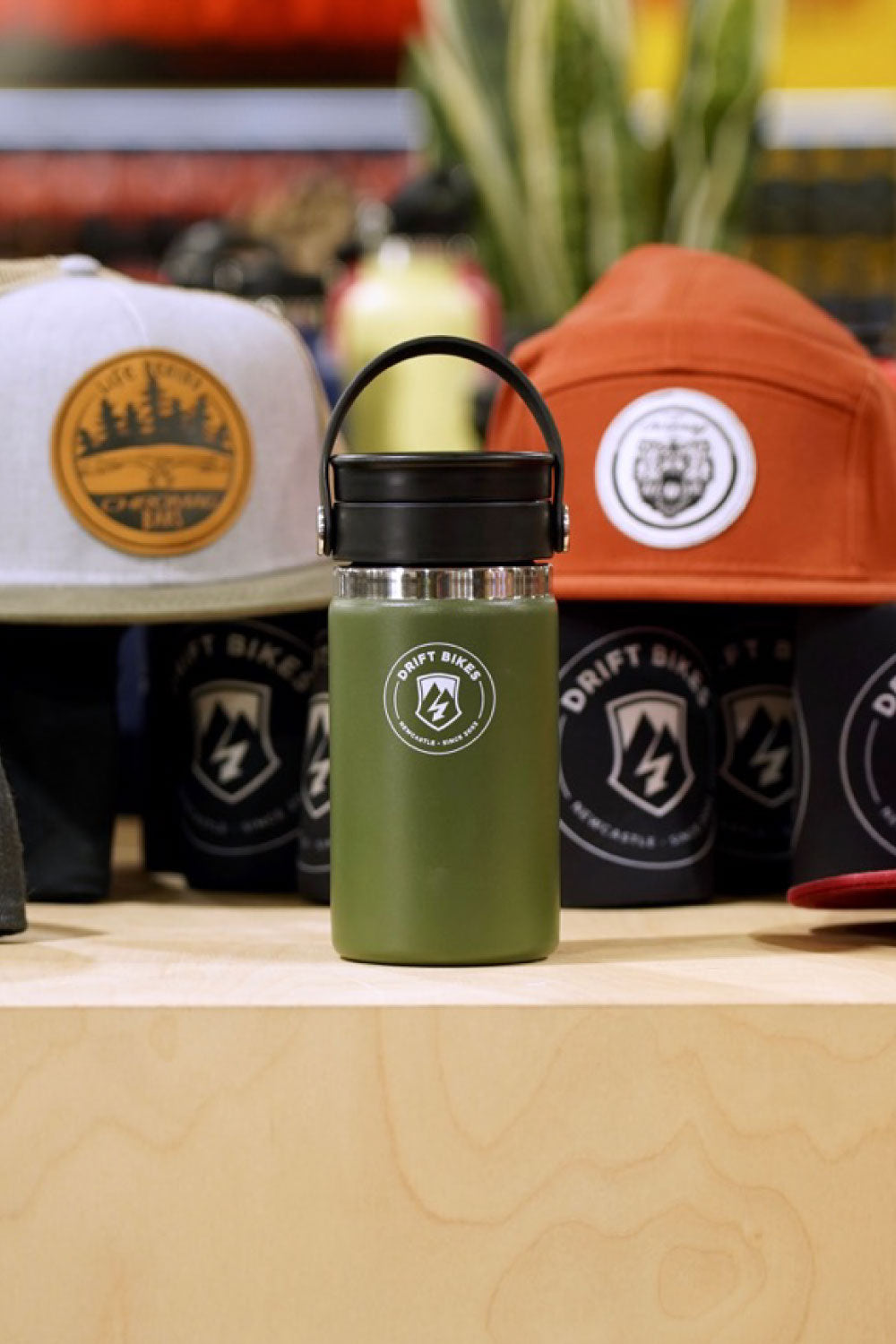 Hydro Flask X Drift 12oz (354ml) Coffee Cup w/ Wide Flex Sip Lid - Olive