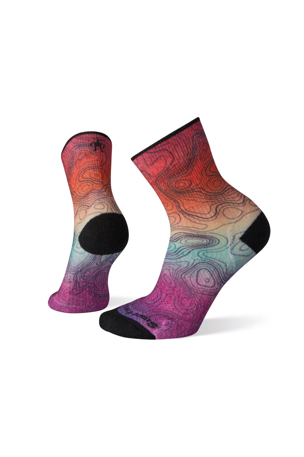 Smartwool Women's PhD® Outdoor Light Print Mid Crew Hiking Socks
