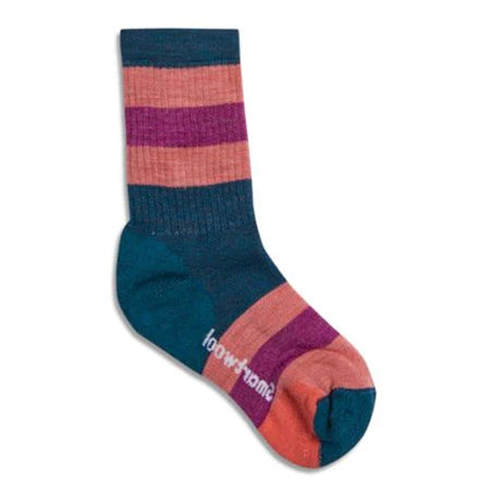 Smartwool Socks Kids Hike Medium Striped Crew