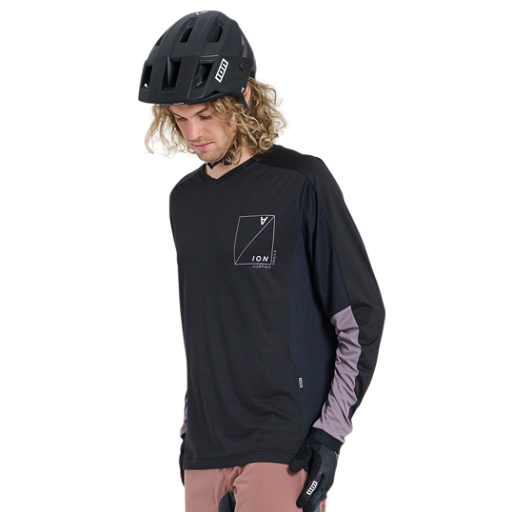 ION Men's 2023 Traze AMP AFT Long Sleeve MTB Jersey