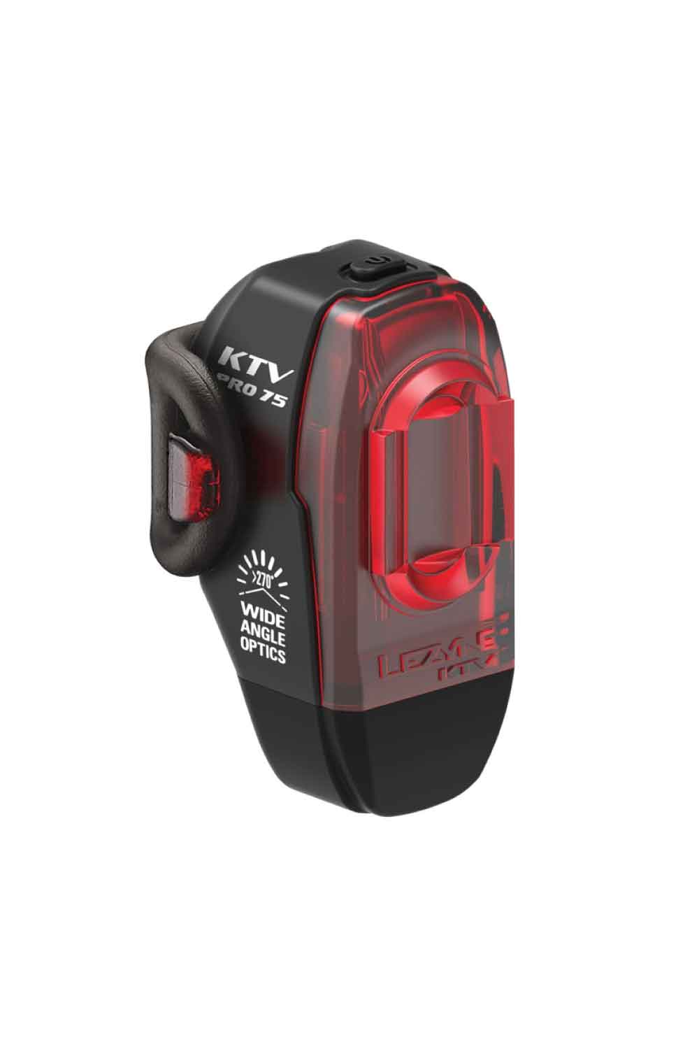 LEZYNE LIGHT REAR KTV DRIVE PRO 75 LUMEN BLACK