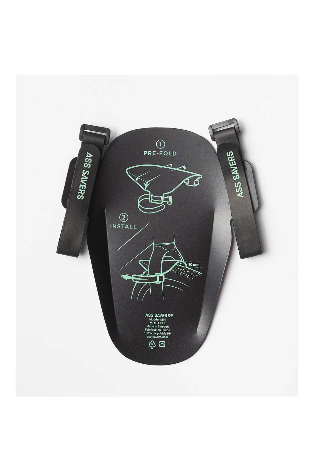 Ass Saver MTB Bike Fender Mudder Mini Black