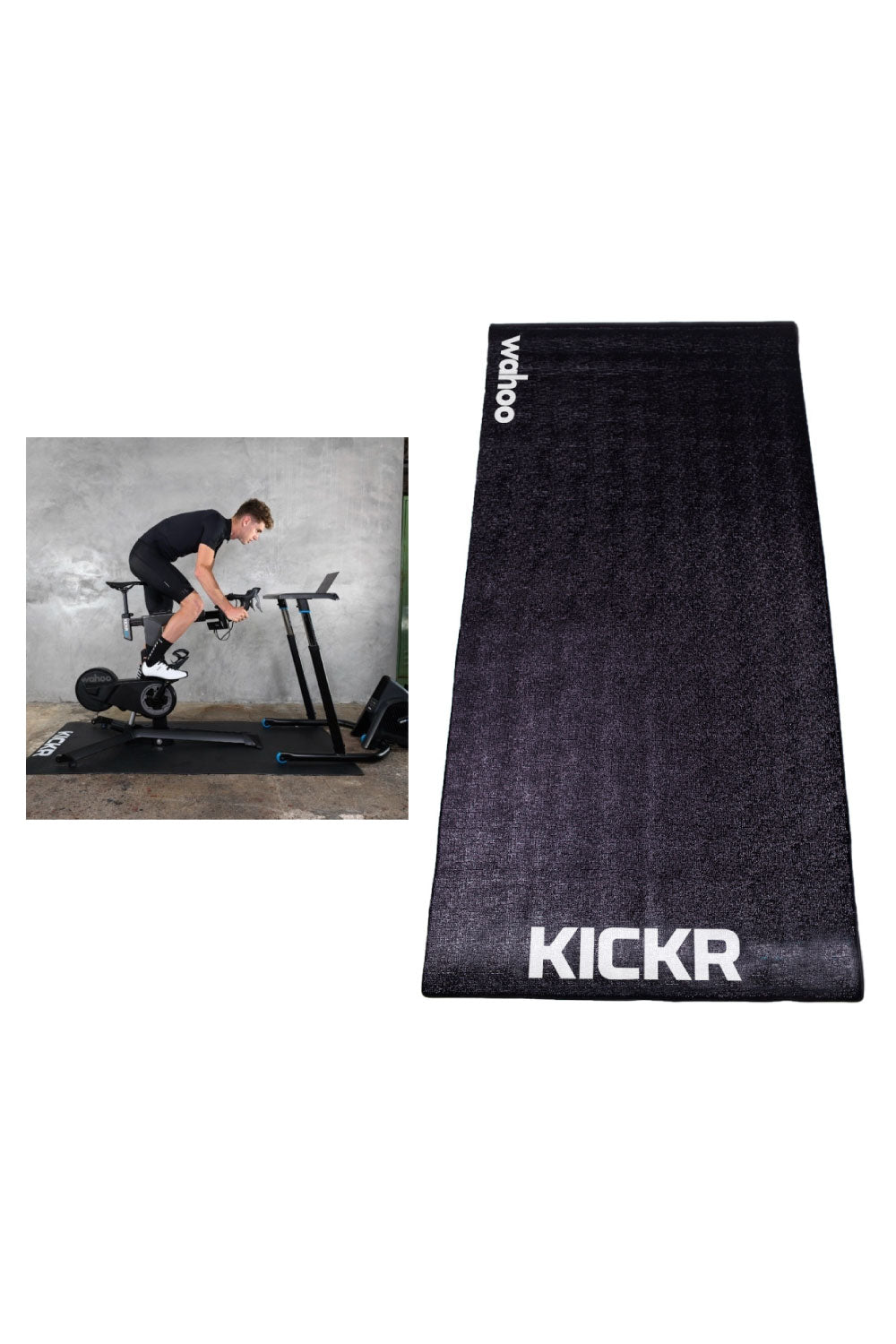 WAHOO BIKE BASICS BUNDLE - INCLUDES KICKR BIKE, MAT