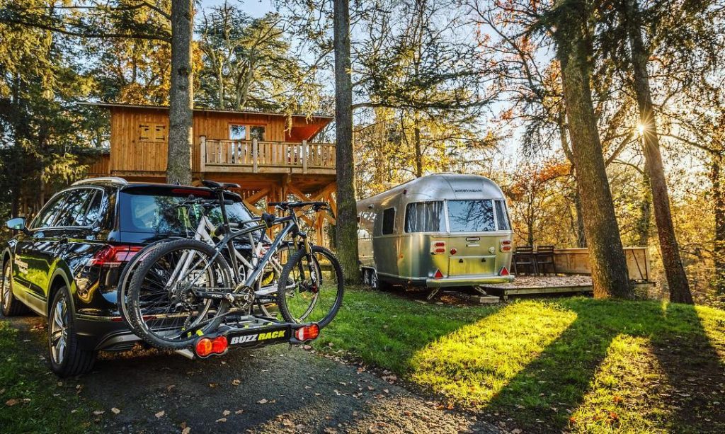 Buzzrack EAZZY 4 Bike Towball Mount Folding Platform Rack