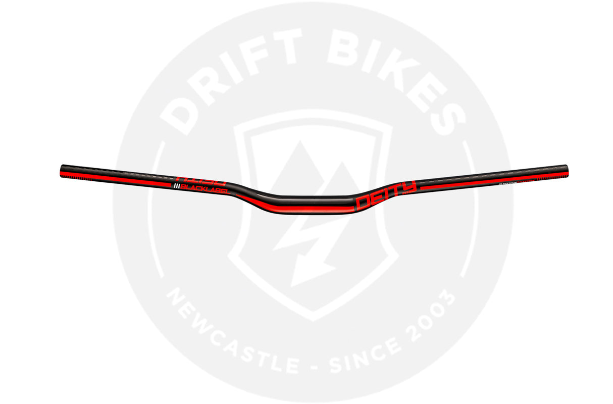 Deity Black Label Bike Handle Bar 31.8MM Clamp - 800mm Width