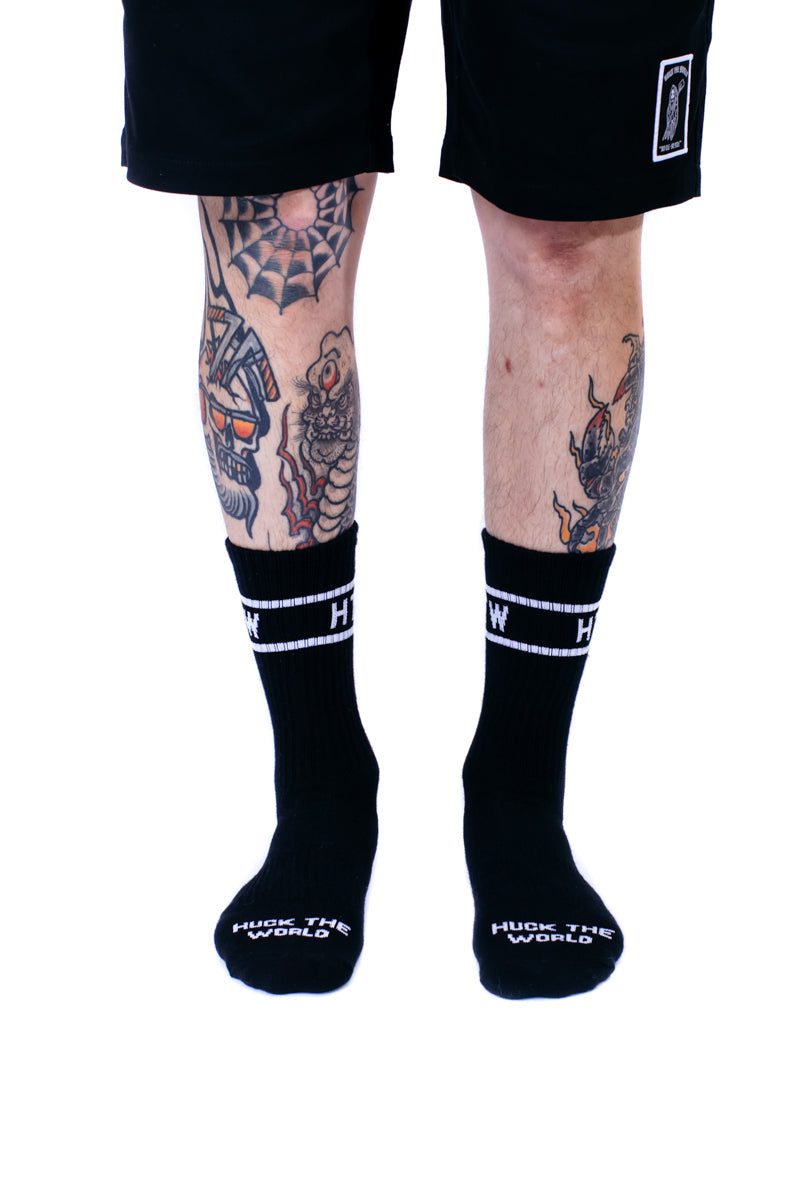 Huck The World Double Strip Socks