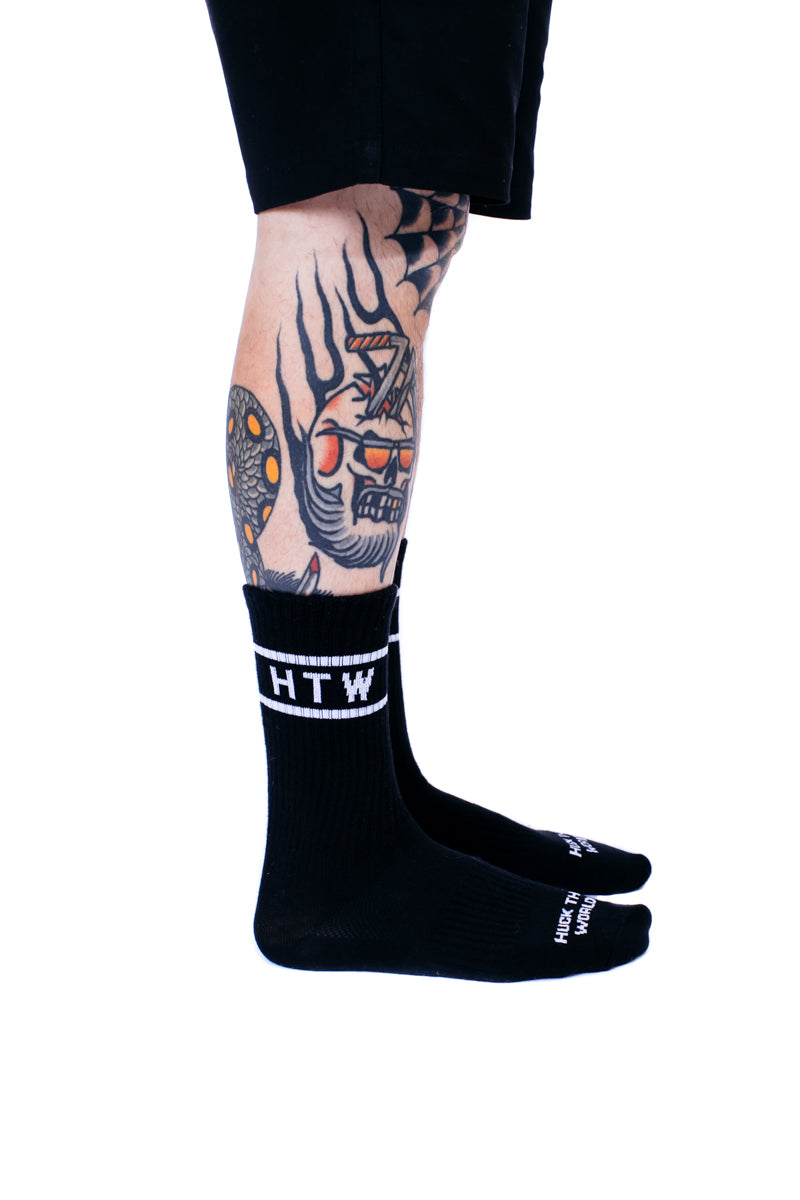 Huck The World Double Strip Socks