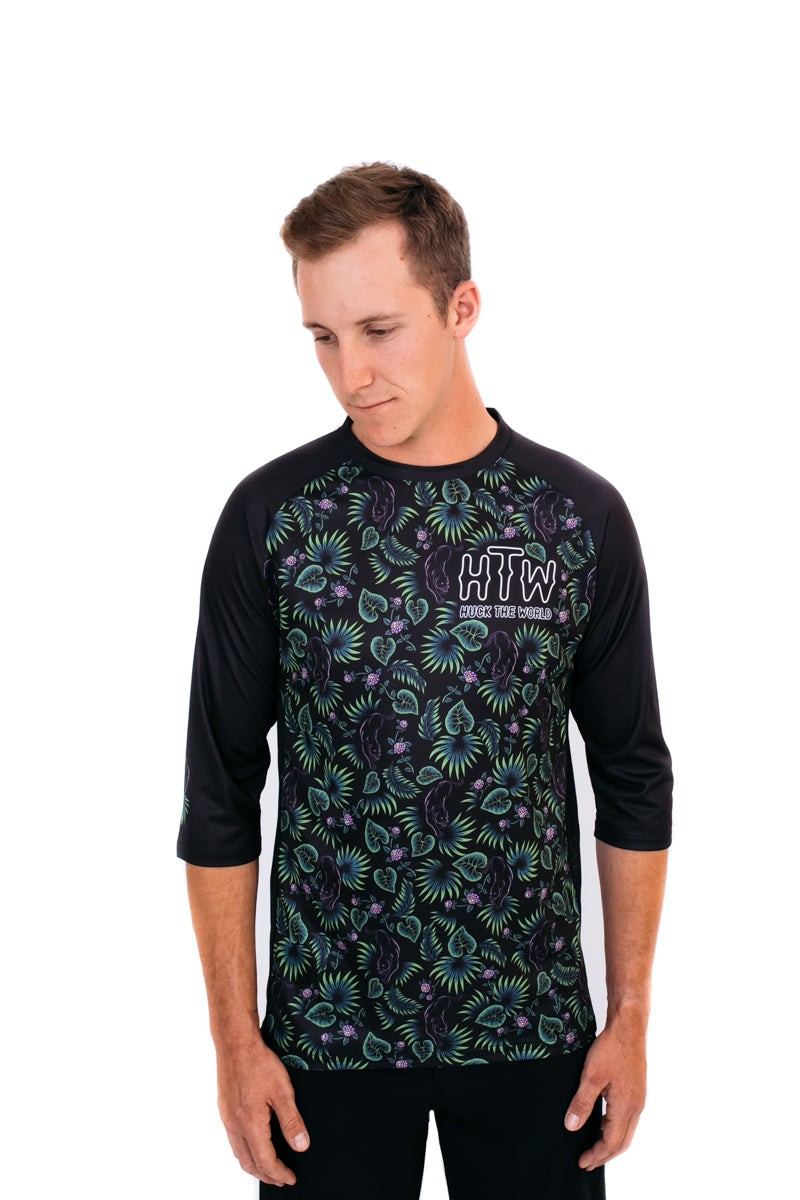 Huck The World Black Panther MTB Jersey