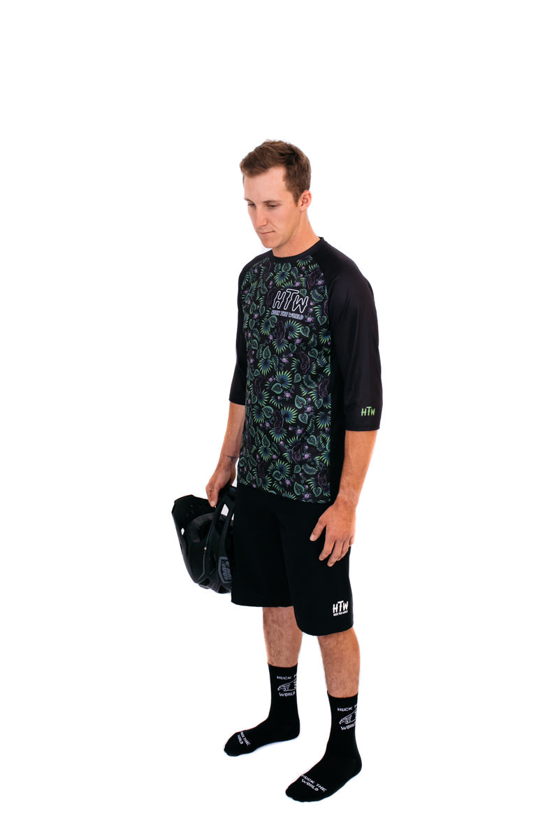 Huck The World Black Panther MTB Jersey