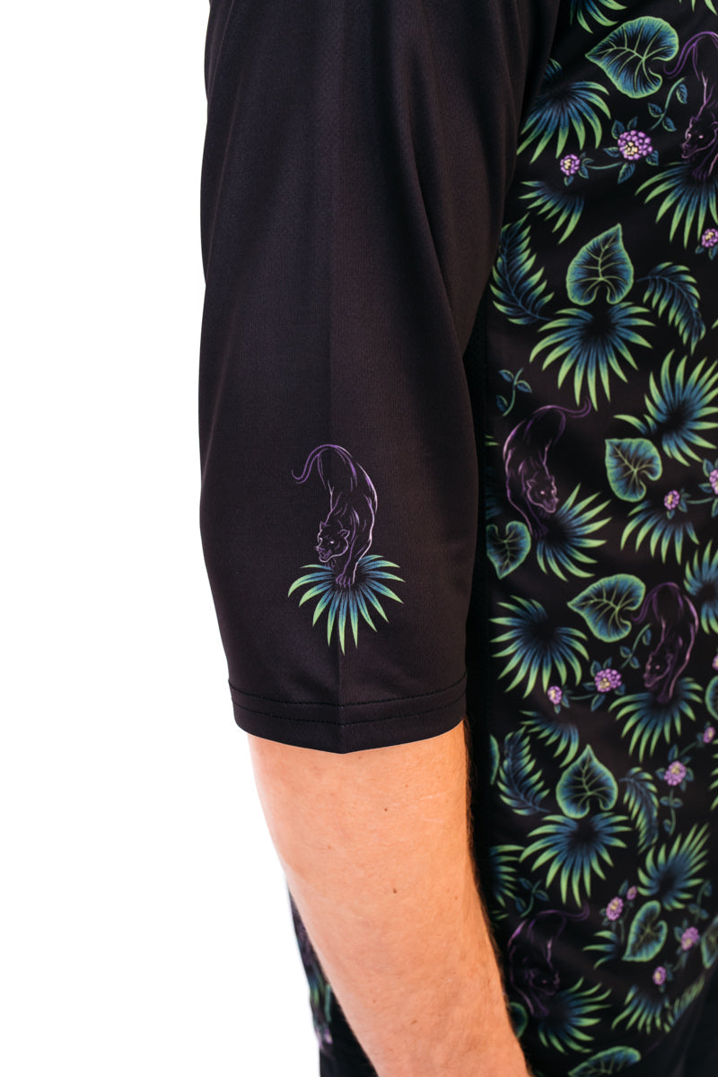 Huck The World YOUTH Black Panther 3/4 MTB Jersey