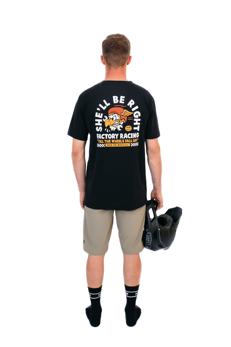 Huck The World Short Sleeve She'll Be Right Dri-Release MTB Jersey