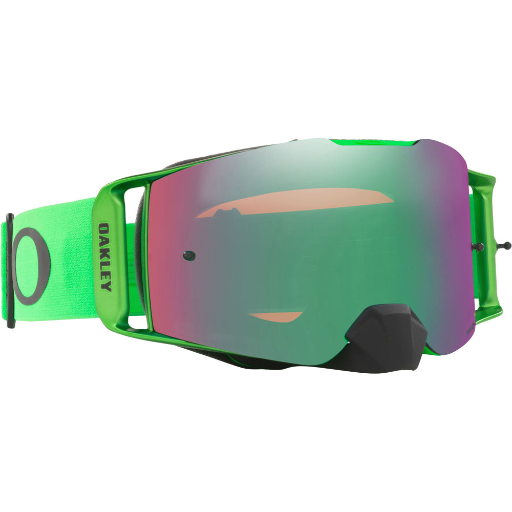 Oakley Front Line Goggles Moto Green w/ Prizm MX Jade Lenses