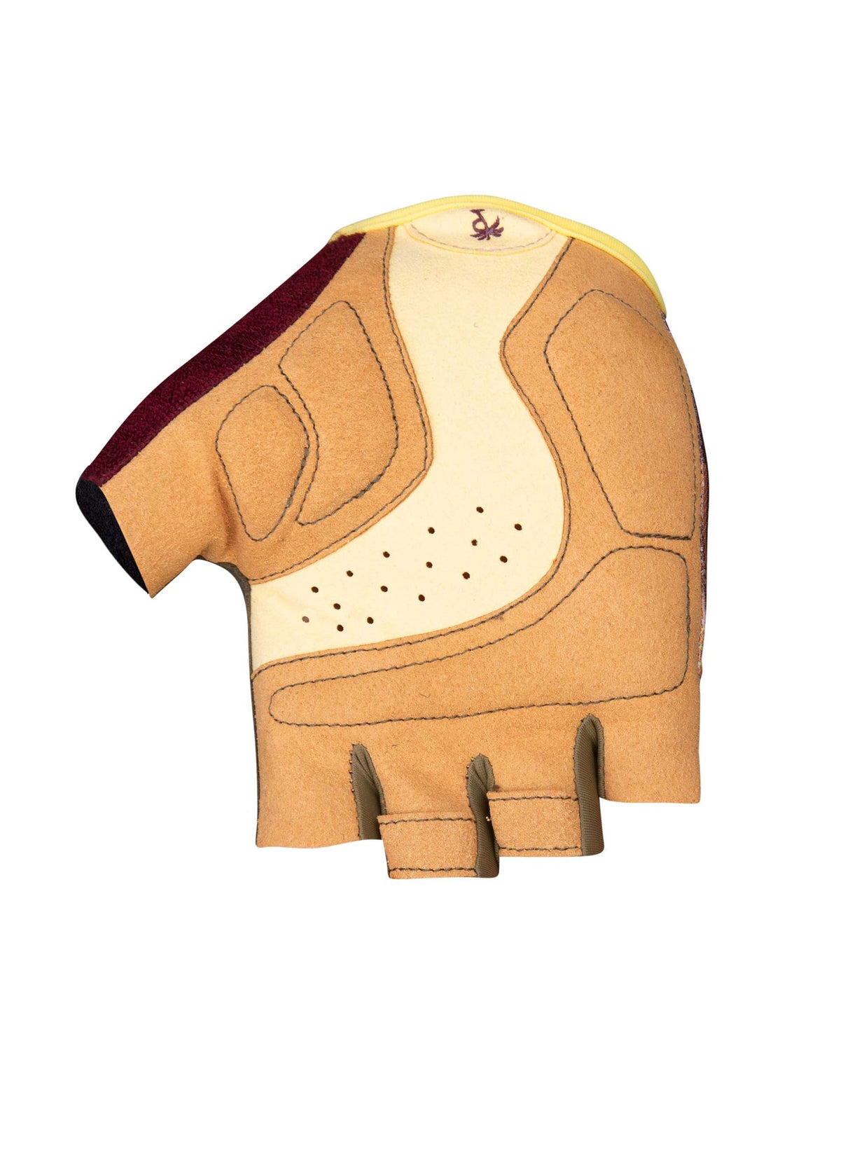 Pedal Palms Fingerless Bike Gloves - Sunset
