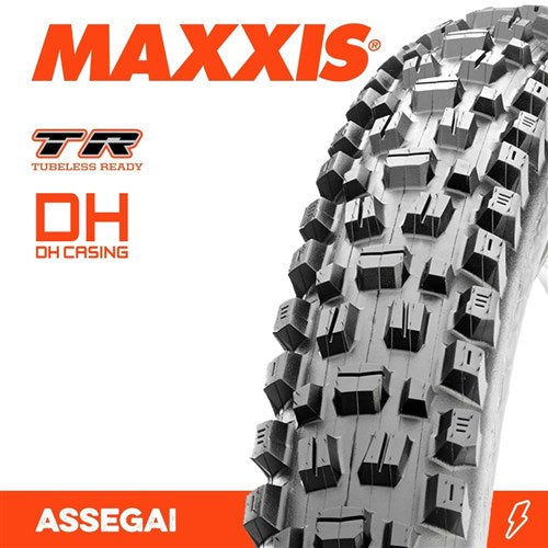 MAXXIS ASSEGAI TYRE 29 X 2.50WT BIKEPARK / DH / TR