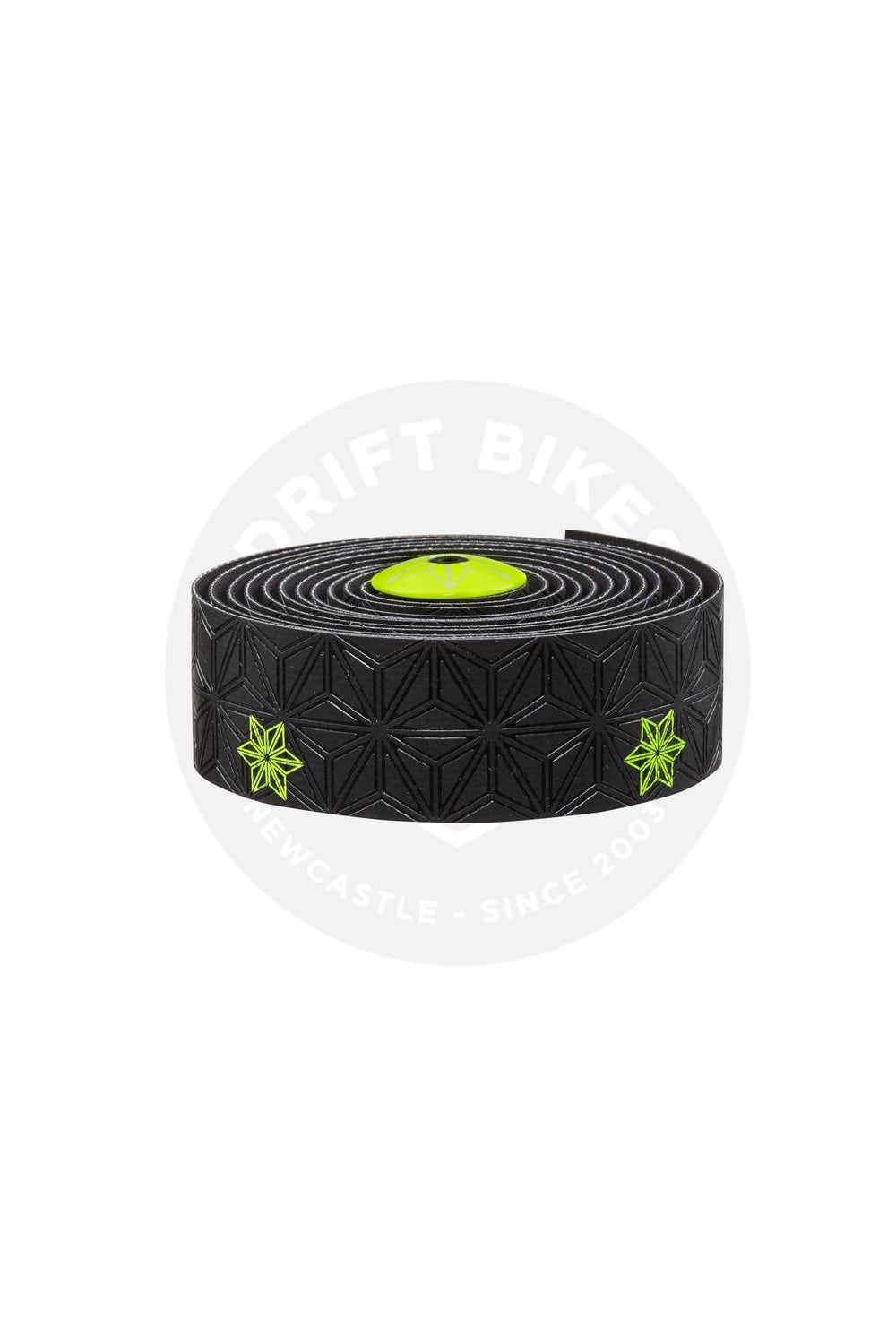 Supacaz Handlebar Bike Tape Super Sticky Kush Neon Yellow Print