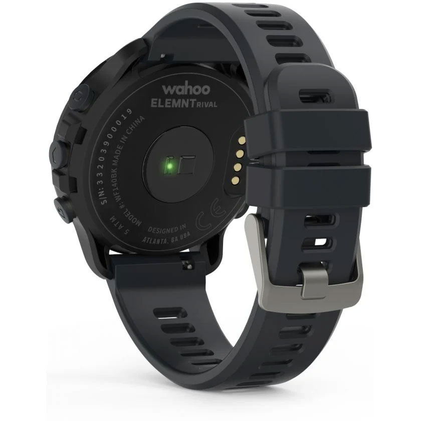 Wahoo ELEMNT RIVAL Multisport GPS Fitness Watch Stealth Grey
