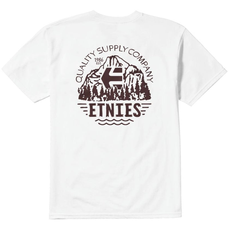 Etnies Mountain Quality Short Sleeve T-Shirt White