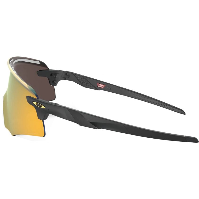 Oakley Encoder Sunglasses Matte Carbon w/ Prizm 24K Lens