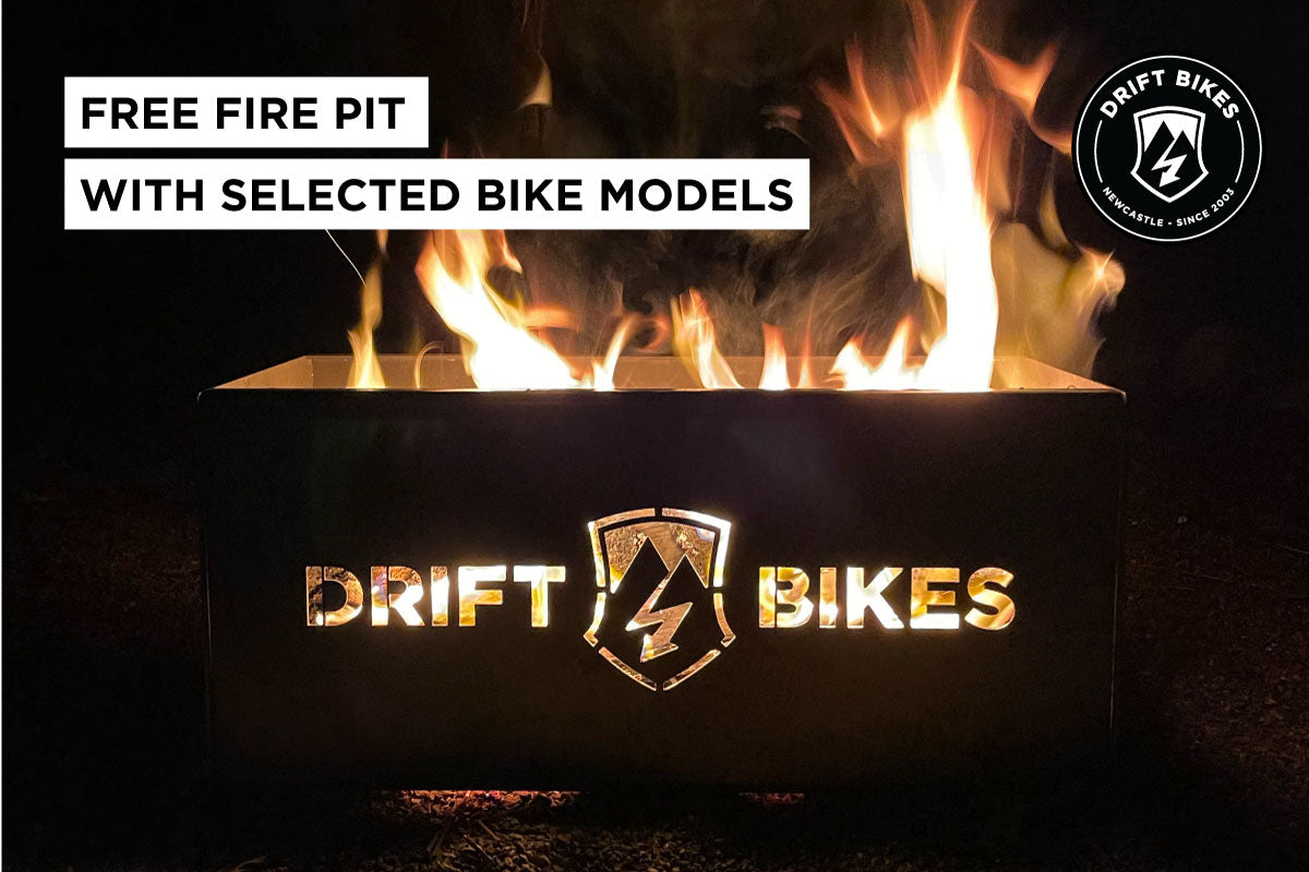 SCORE A FREE DRIFT BIKES FIRE PIT