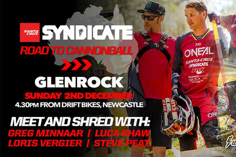 COME RIDE WITH THE SANTA CRUZ SYNDICATE