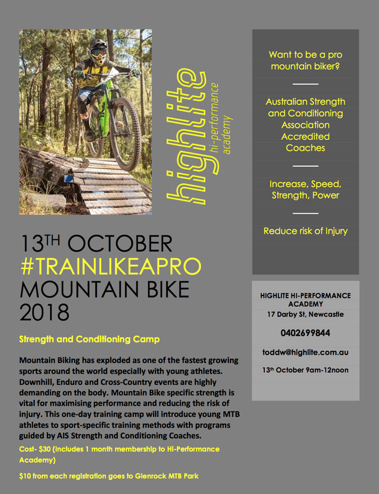 MOUNTAIN BIKE STRENGTH & CONDITIONING CAMP