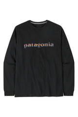 Patagonia Men's Long Sleeved '73 Text Logo RESPONSIBILI-TEE®