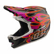 Troy Lee Designs 26.1 D4 Carbon Helmet Mips Torched Carbon / Magenta Xlg / 2Xl
