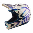 Troy Lee Designs 26.1 D4 Composite Helmet Mips Lined Up White Xsm / Sml